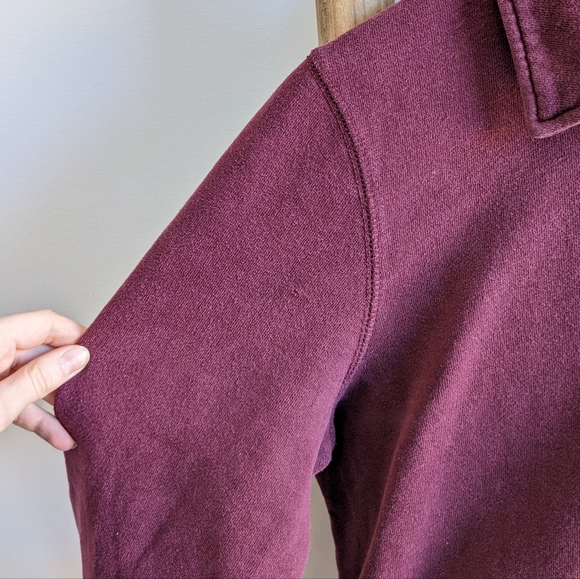 Roots Custom Cropped Quarter Zip Sweater - Picture 11 of 11